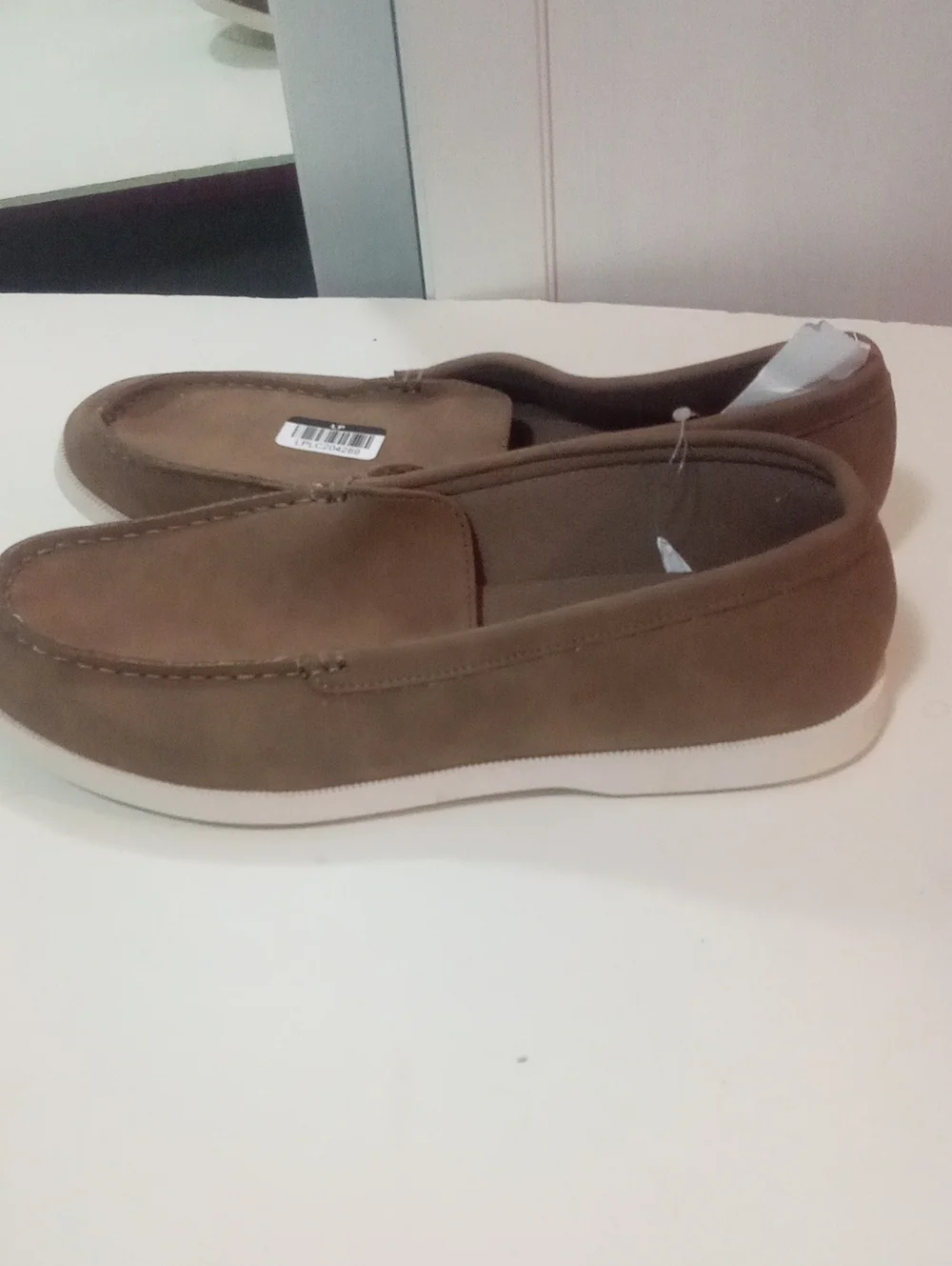 Goodfellow & Co Men's Tan Suede Alfred  Slip-On Loafers NWT $40 Memory Foam